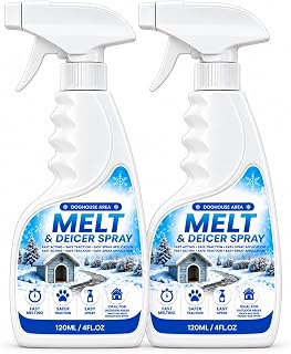 Outdoor De-Icing & Snow Melting Spray,Ice Melter for All Surfaces，2PCS | Pet-Safe Ice Melt & Deicer Spray, Fast Clear Steps,Walkways & Patios