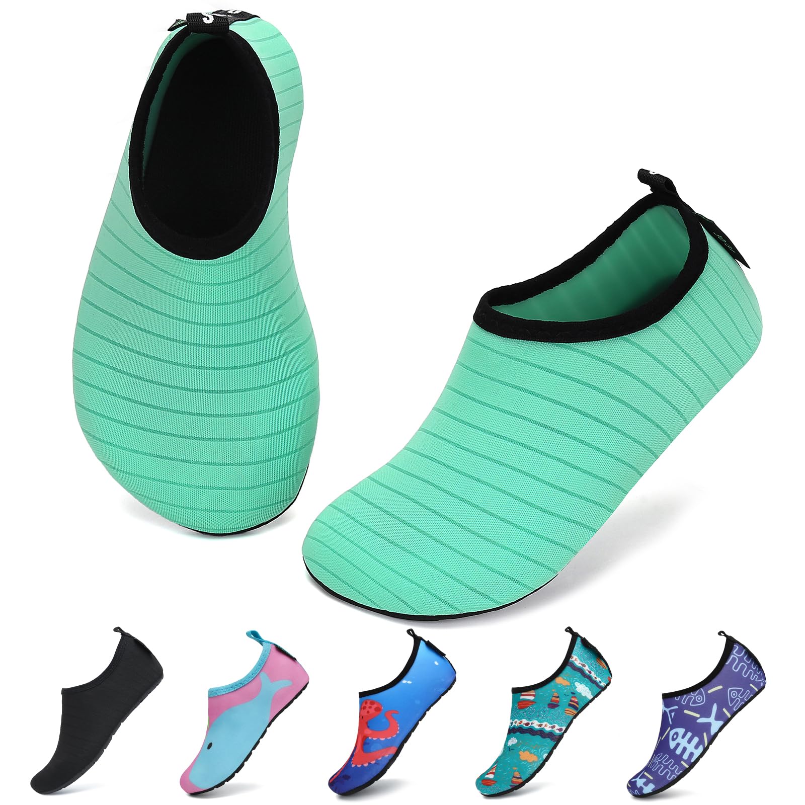SAGUARO Children's Water Shoes Girl Boy Diving Slippers Water Socks for Water Sp