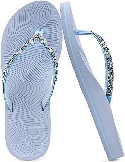 KuaiLu Flip Flops Women Strass Comfort Fashion Summer Beach Sandals
