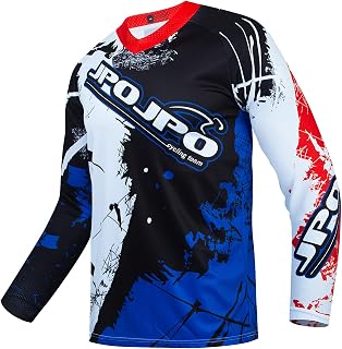 Boys Girls Cycling Jersey Long Sleeve MTB Motocross Bike Jersey