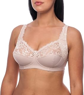 frugue Women's Plus Size Non-Wired Control Bra