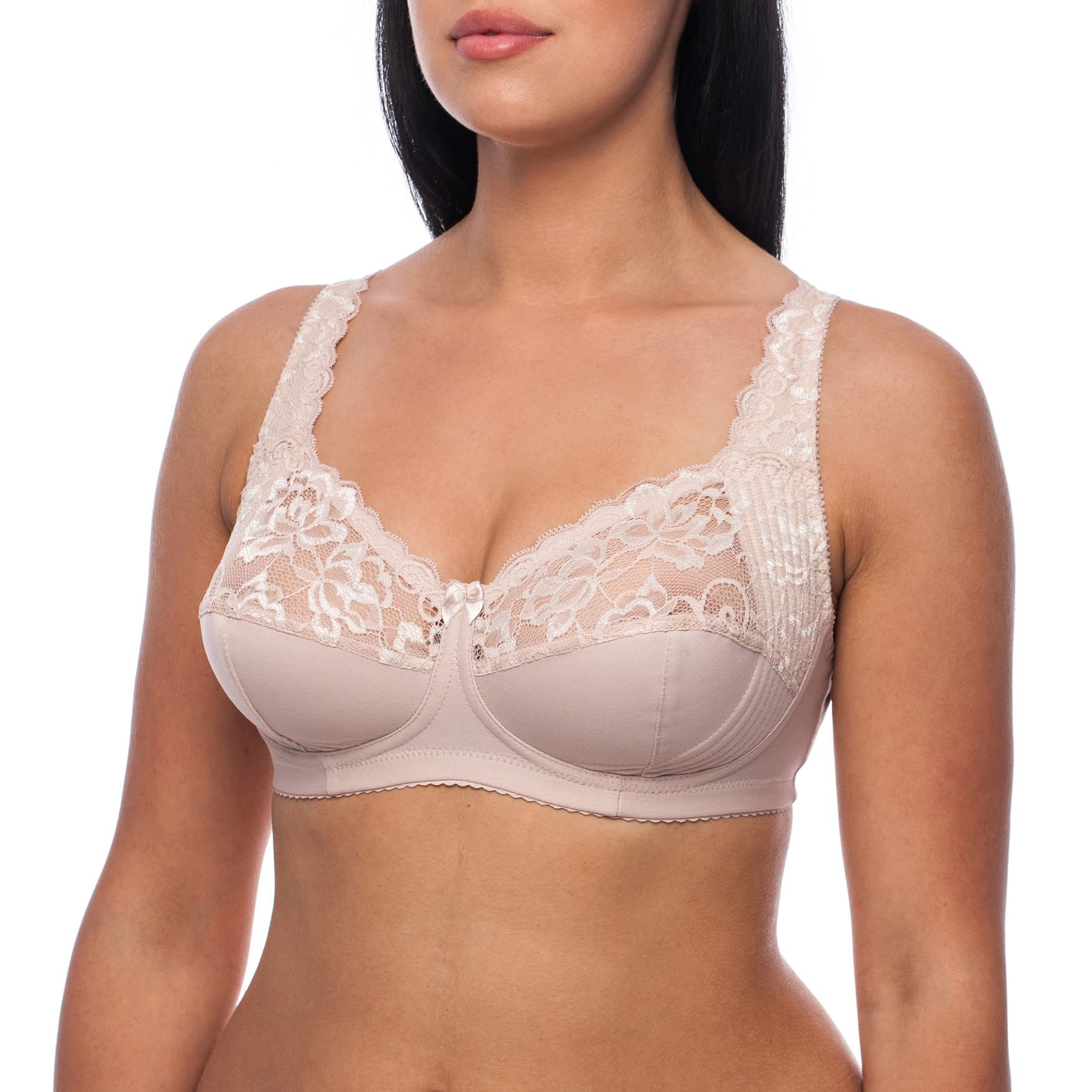 frugue Women's Plus Size Non-Wired Control Bra