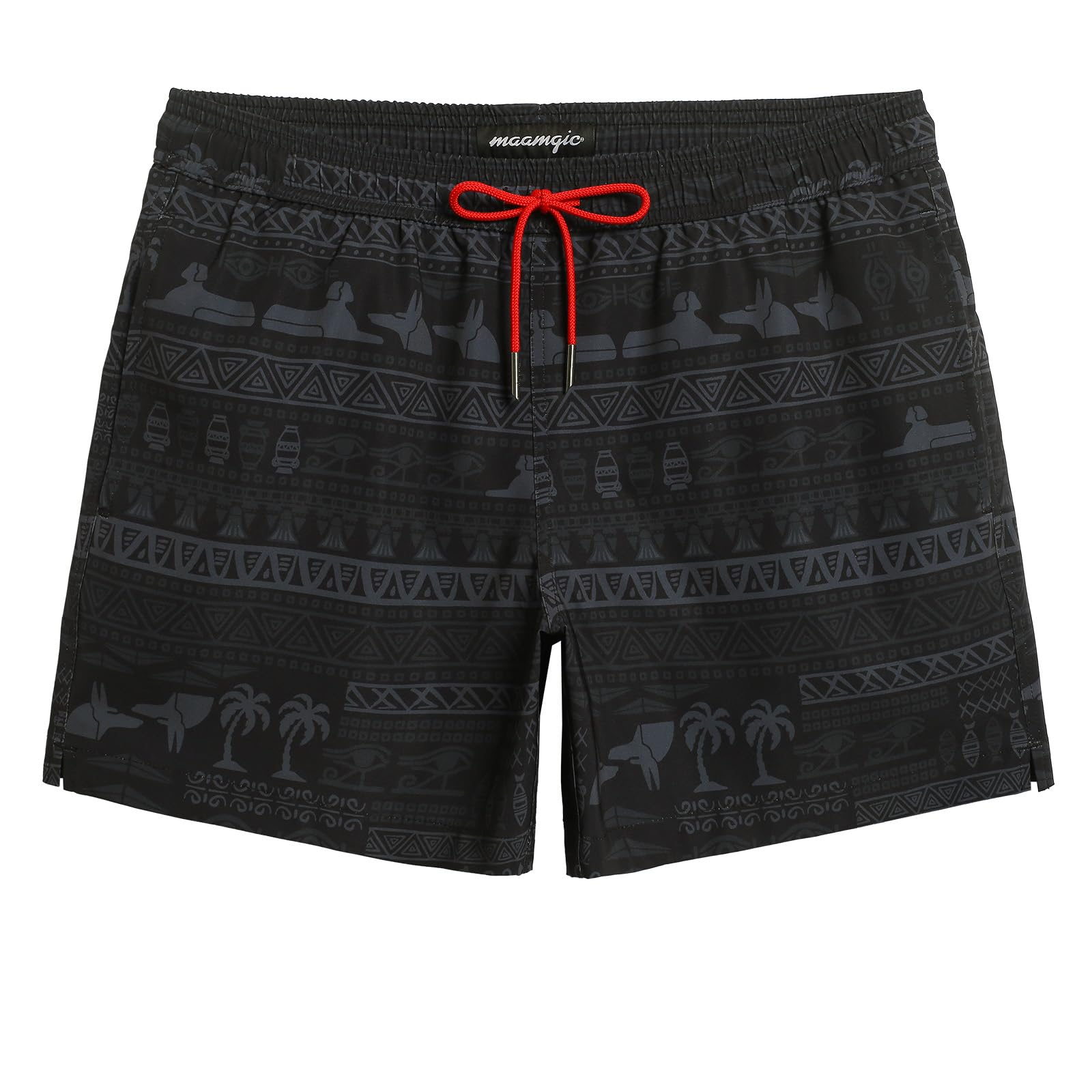 maamgic Men's Swim Shorts Beach Shorts Swim Trunks Quick Dry for Holidays
