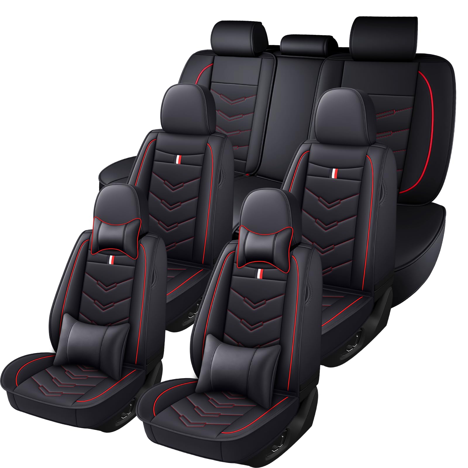 Car Seat Covers 7 Seats for Toyota Grand Highlander 2024-2026,Premium Nappa Leat