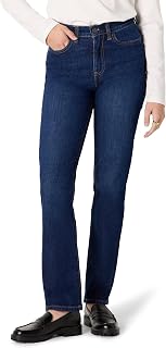 Amazon Essentials Ladies High Cut Straight Leg Jeans 30" Inseam