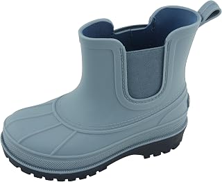 Sperry Kids Chelsea Rain Boots Waterproof Rubber Kids Boys Lightweight Water Shoes Muddy Park Hiking