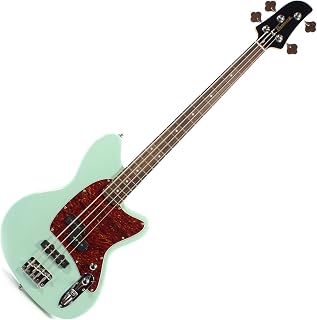 Ibanez TMB100 - Mint Green | Dynamix PJ pickups with 2-band active EQ and mahogany body for performance, recording and practice