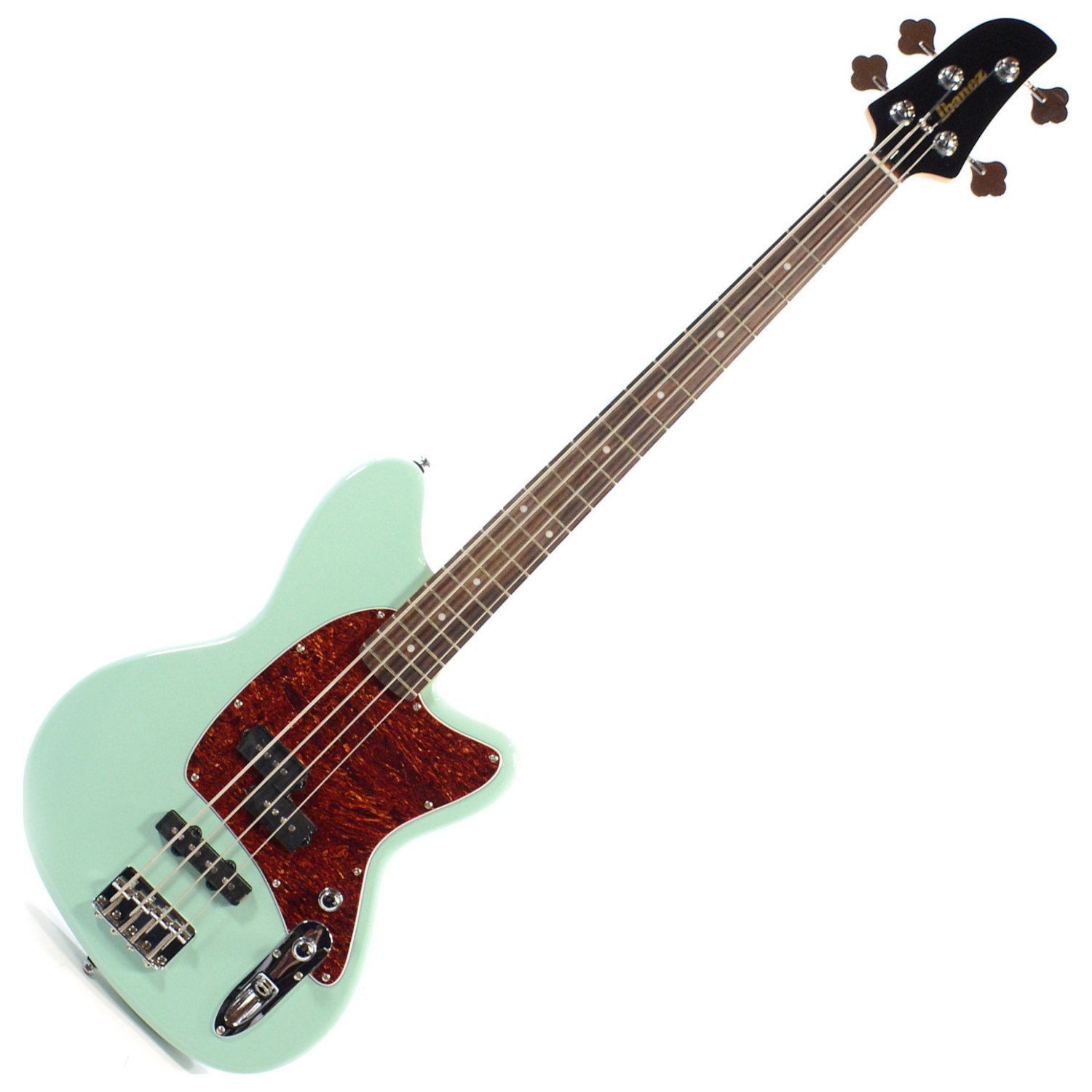 Ibanez TMB100 - Mint Green | Dynamix PJ pickups with 2-band active EQ and mahoga