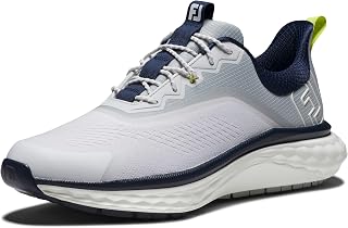 FootJoy Mens FJ Quantum Waterproof Leather Spikeless Golf Shoes