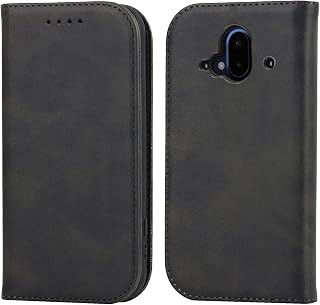 [Hamany] f-52b Case Flip-Style Raku-Raku Smartphone f-52b Case Cover docomo f-52b Smartphone Case Leather Fujitsu Shock-Resistant f-52b Case Flip-Style Durable Scratch-Resistant Magnetic Leather Cover