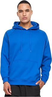 Urban Classics Men's Plain Hooded Sweatshirt Black 65% Cotton, 35% Polyester Oversize