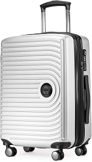 Hauptstadtkoffer Mitte - Hand Luggage 55x40x23, TSA, 4 Wheels, Travel Suitcase, Hard-Shell Suitcase, Rolling Suitcase, Hand Luggage Suitcase, Cabin Luggage Suitcase, White Matt