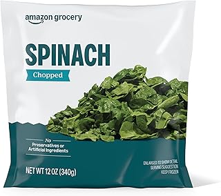 Amazon Grocery, Chopped Spinach, 12 Oz, Frozen