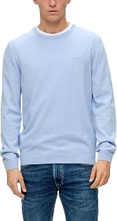 s.Oliver Men's 2156055 Pullover with Logo Detail (Pack of 1)