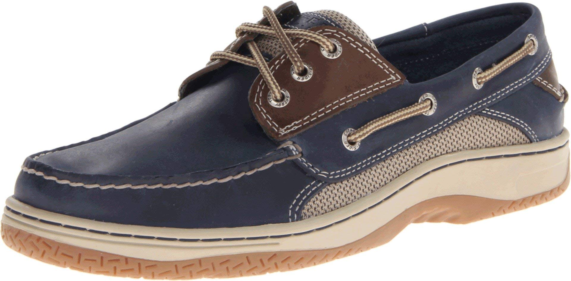 Sperry mens Billfish 3-eye loafers shoes, Navy Brown, 7 US