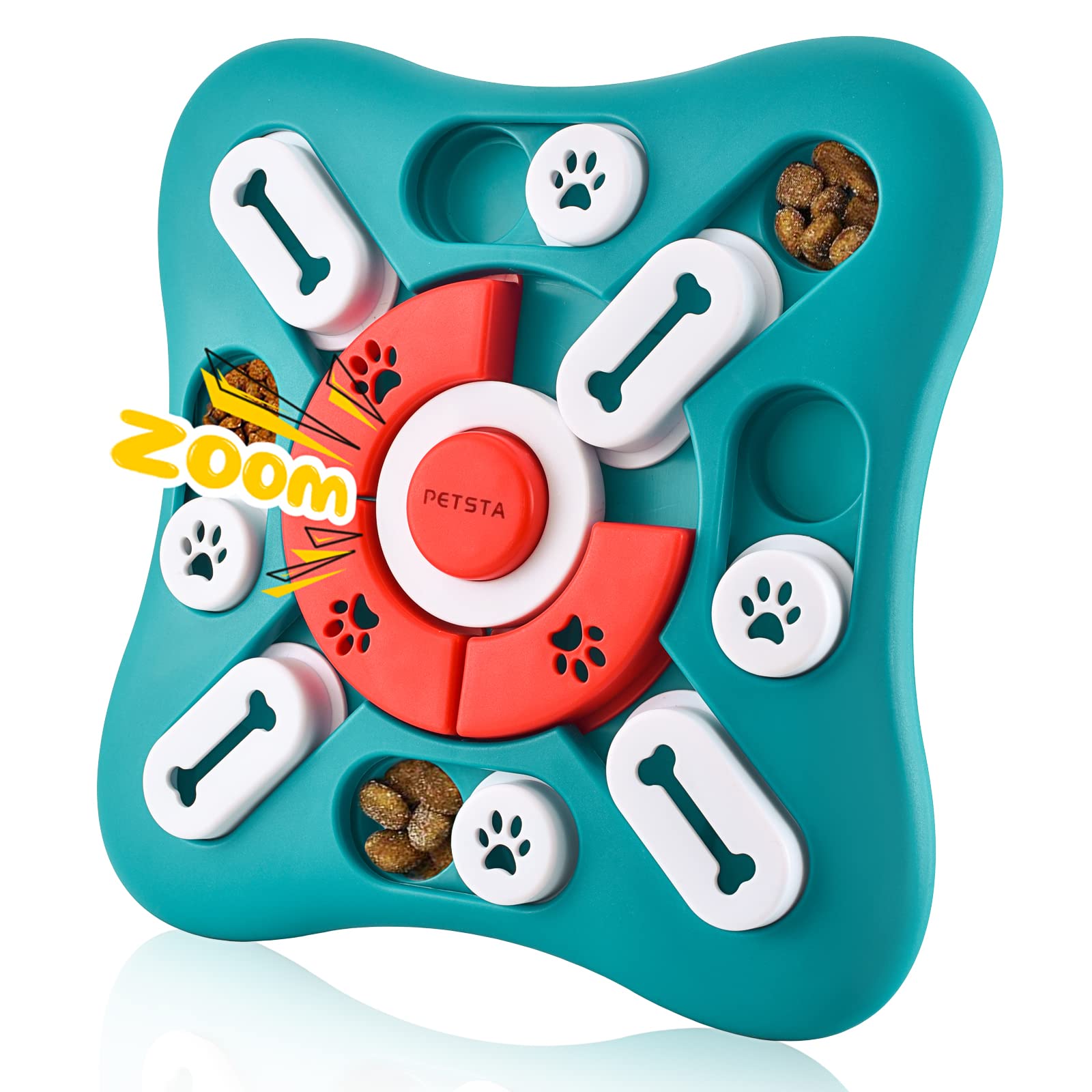 PETSTA Dog Puzzle Toys, Treat Dispensing Dog Enrichment Toys for IQ Training and