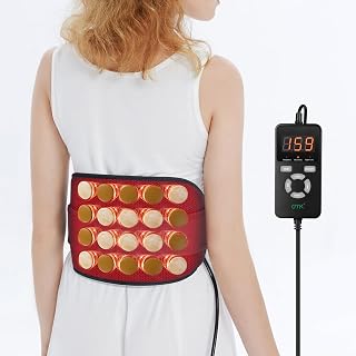 UTK Heating Pad for Back, Far Infrared Heating Pads with 20 Natural Jade Stones, Heating Fast, Hot Enough, Auto Shut Off, Smart Controller, 55'' Large Size Heat Pad for Back