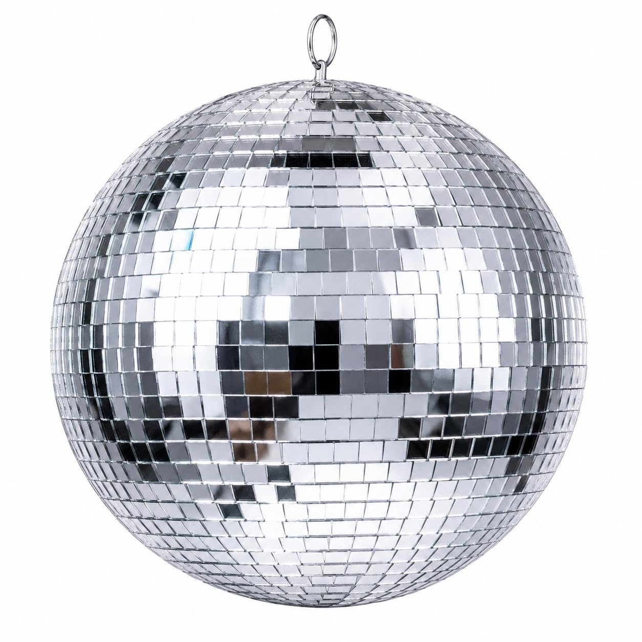 Alytimes Mirror Disco Ball - 8-Inch Cool and Fun Silver Hanging Party Disco Ball
