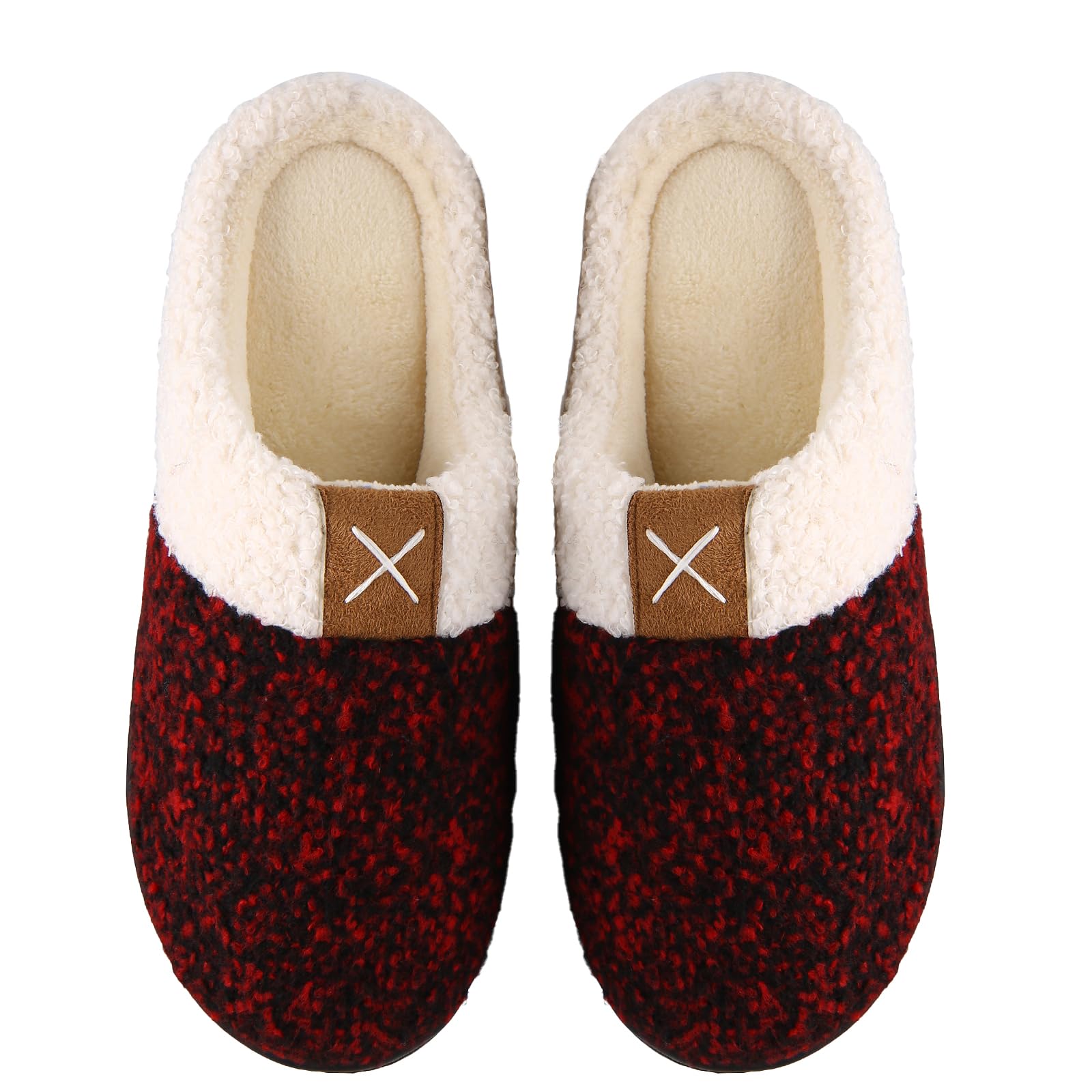 Mishansha Chaussons Hommes Femmes Hiver Taille 36-47 EU