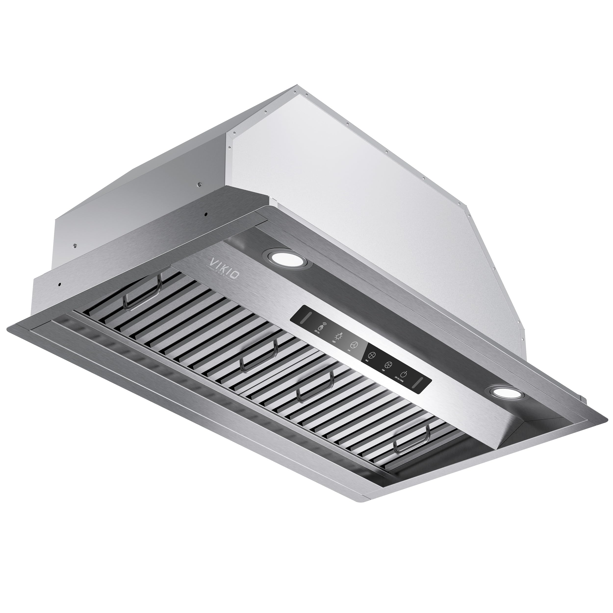 VIKIO HOME 30 Inch Range Hood Insert, 980 CFM, Dual-Intake, Gesture & Touch | Bu