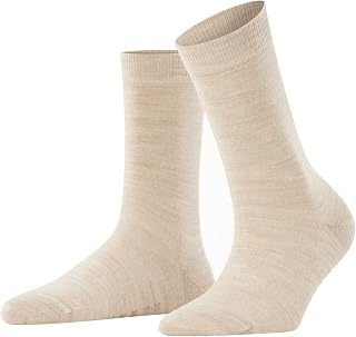 FALKE Women's Softmerino Socks Virgin Wool Cotton Breathable Anti-Odour