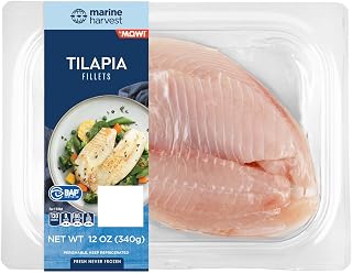 Marine Harvest Fresh Tilapia Fillets, Farm-Raised, 12 oz