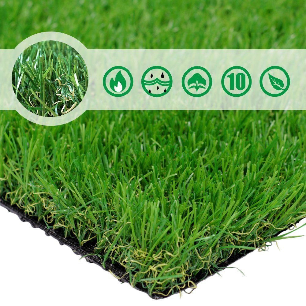 Petgrow Artificial Grass Rug 6.5 FT x10 FT(65 Square FT), Realistic Indoor Outdo