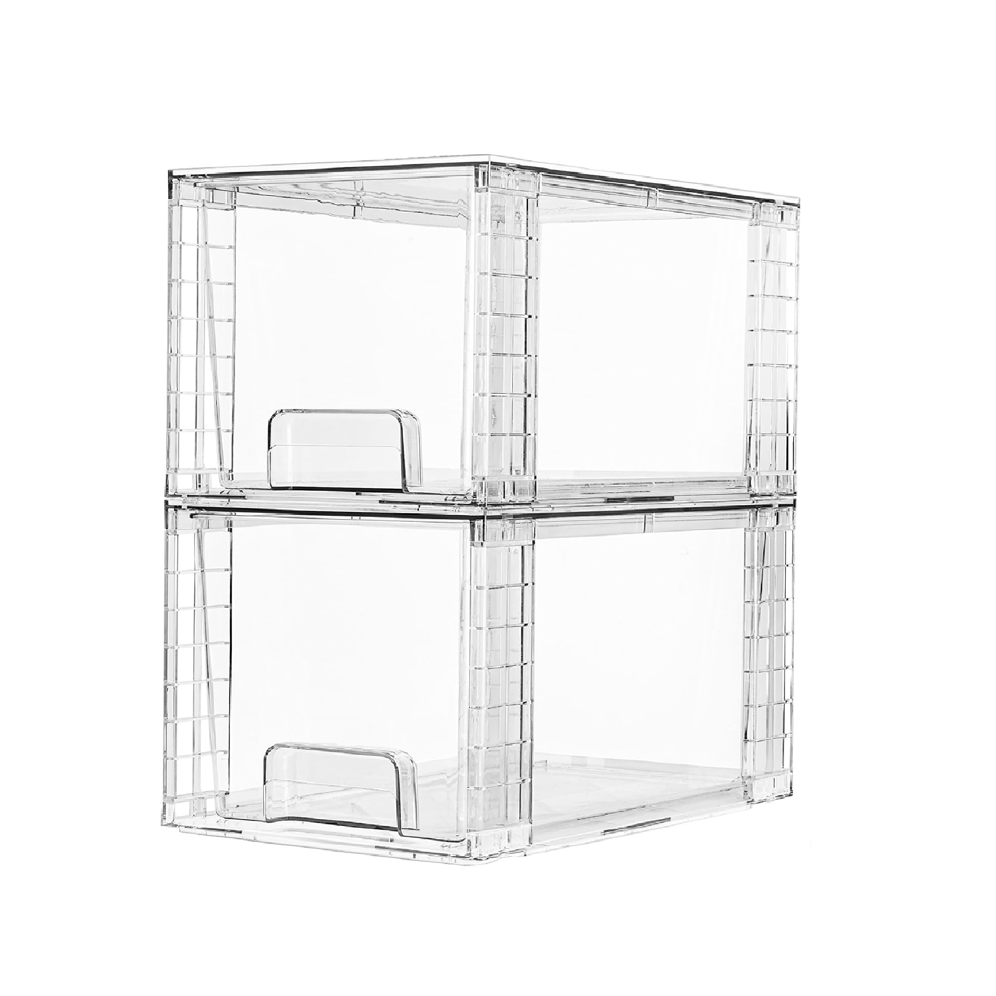 Vtopmart 2 Pack Large Stackable Storage Drawers