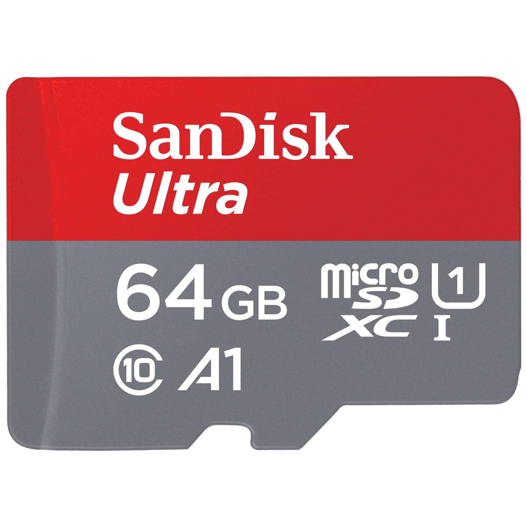 Sandisk 64GB Ultra SDXC Memory Card, Up To 140 Mb/S, App Performance A1, Uhs-I, 
