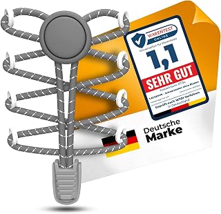 LaceHype - 2/1 pair of elastic laces with rubber quick lacing system, no tie shoelaces - 2/1 pair of shoes - for trainers, running shoes, sports shoes