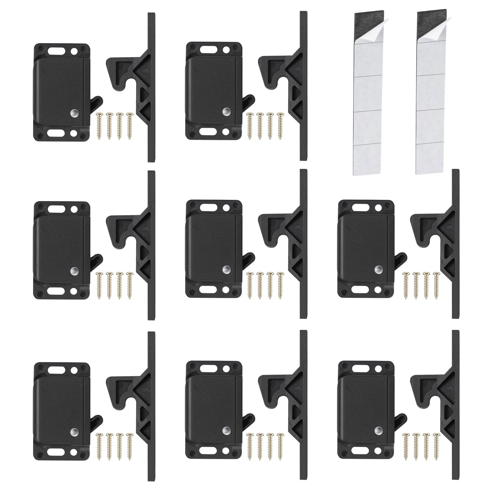 RV Drawer Latches and Catches, 8 Pack RV Cabinet Door Latches and Catches | 10 L