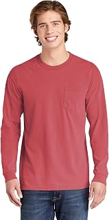 Comfort Colors Chouinard 4410 Long Sleeve Heavyweight Cotton Pocket Tee