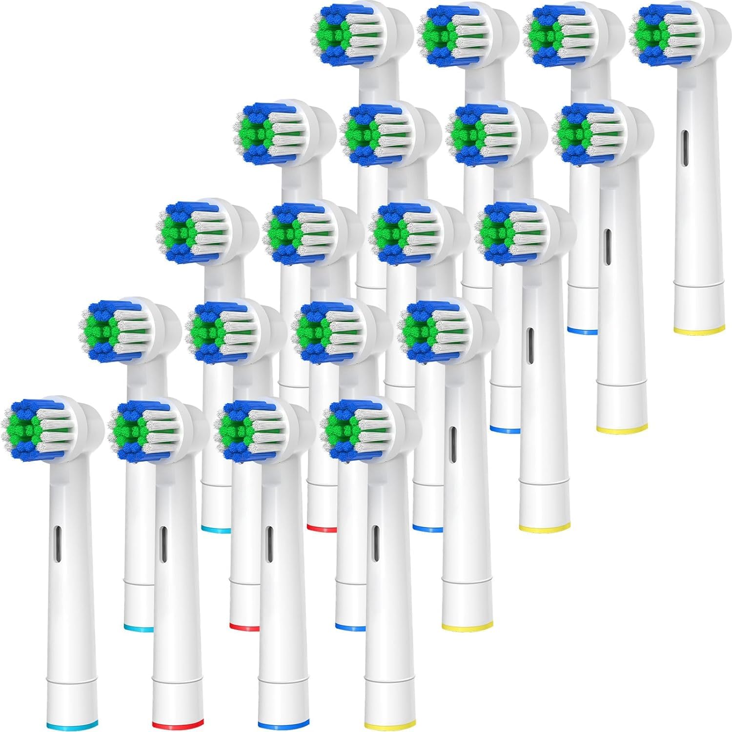 Genkent Braun Oral-B Electric Toothbrush Compatible Heads, Pack of 20 | Replacem