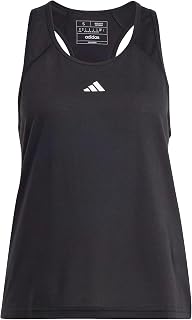 adidas Womens Train Essentials Minimal Branding Racerback Tank Training Casual - Blue