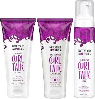 Not Your Mother's Curl Talk Sculpting Gel, Curl Defining Cream, & Curl Foam