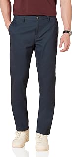 Amazon Essentials Mens Anti-Wrinkle & Flare Slim Fit Chino Trousers