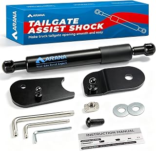 ARANA Tailgate Assist Soft Open for Ford Maverick 2022-2026 | Truck tail gate slow down damper shock, 10-Mins installation & No drill, Fits 22-26 Ford Maverick XL XLT Lariat Tremor Lobo