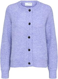 SELECTED FEMME Slflulu Ls Knit Short Cardigan B Noos