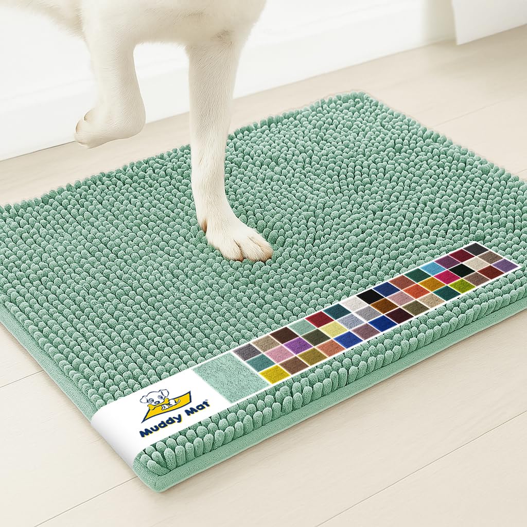 Muddy Mat® | Super Absorbent Door Mat Indoor, Microfiber Quick Dry Chenille Entr