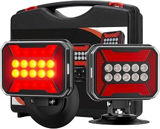 Ehaho Wireless Trailer Lights Magnetic Kit, Bluetooth LED Tow Lights with IP67 Waterproof