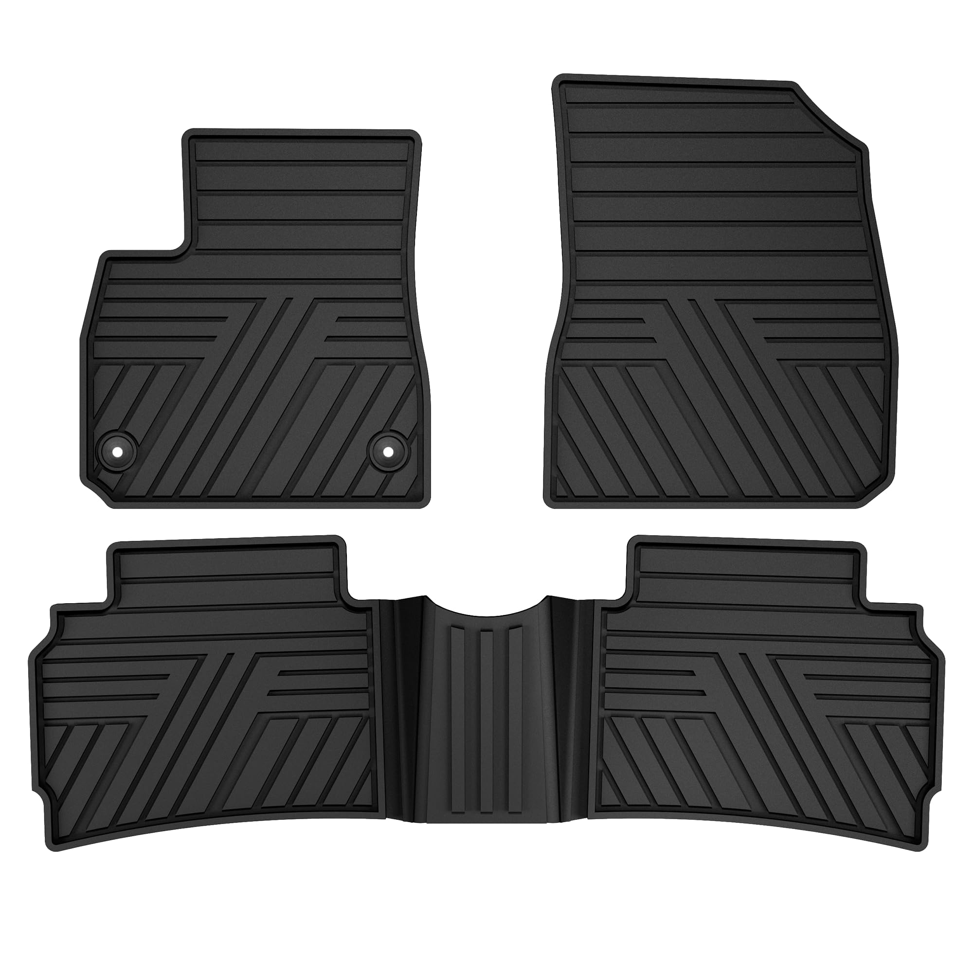 All Weather Rubber Floor Mats Fit for 2016-2025 Chevy Malibu