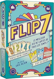 Catch Up Games Flip 7, Fast and Clever Card Game, 3-6 Players from 8 Years