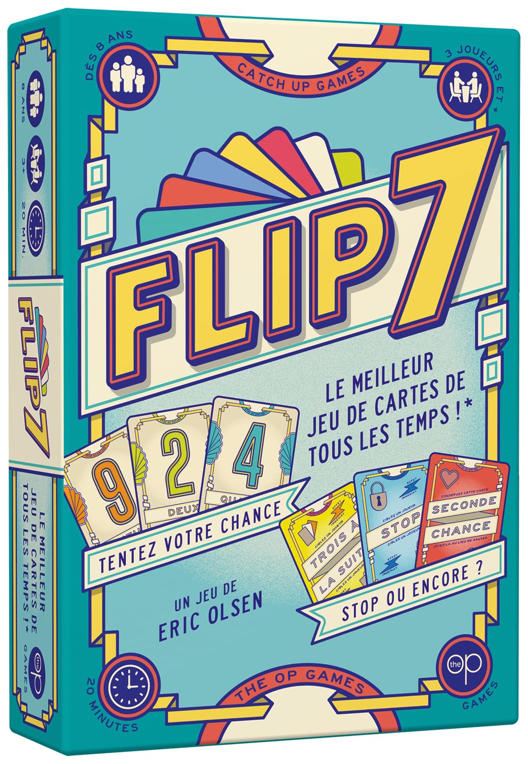 Catch Up Games Flip 7, Fast and Clever Card Game, 3-6 Players from 8 Years