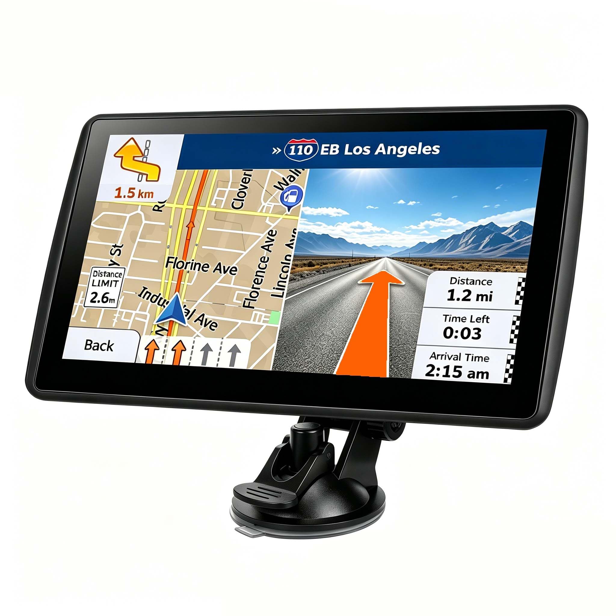 7 Inch GPS Navigator for Car Truck RV – GPS for car with 2026 Map | 2026 Maps, F