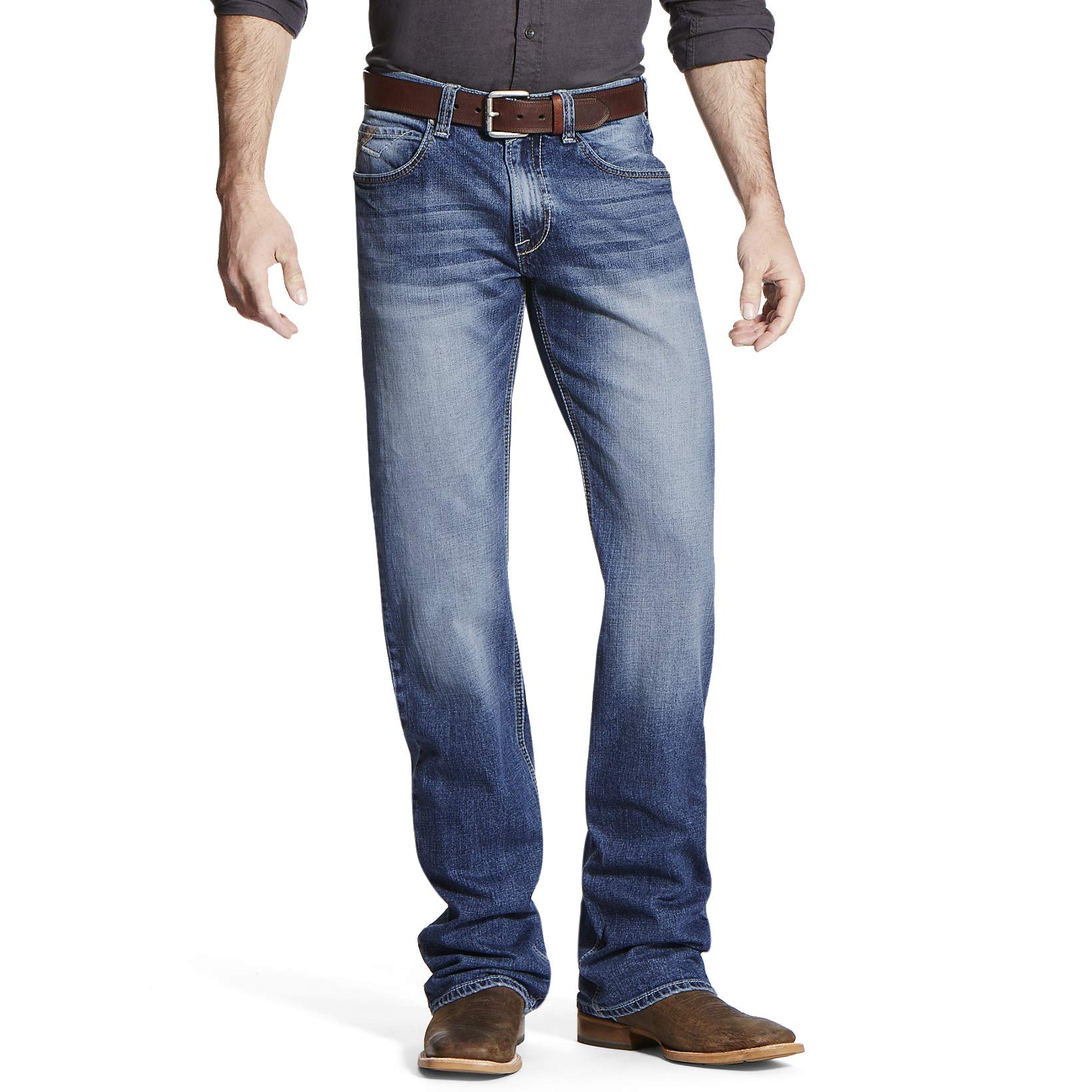 Ariat Men's M4 Low Rise Boot Cut Jean Cole Dakota, 34W x 34L