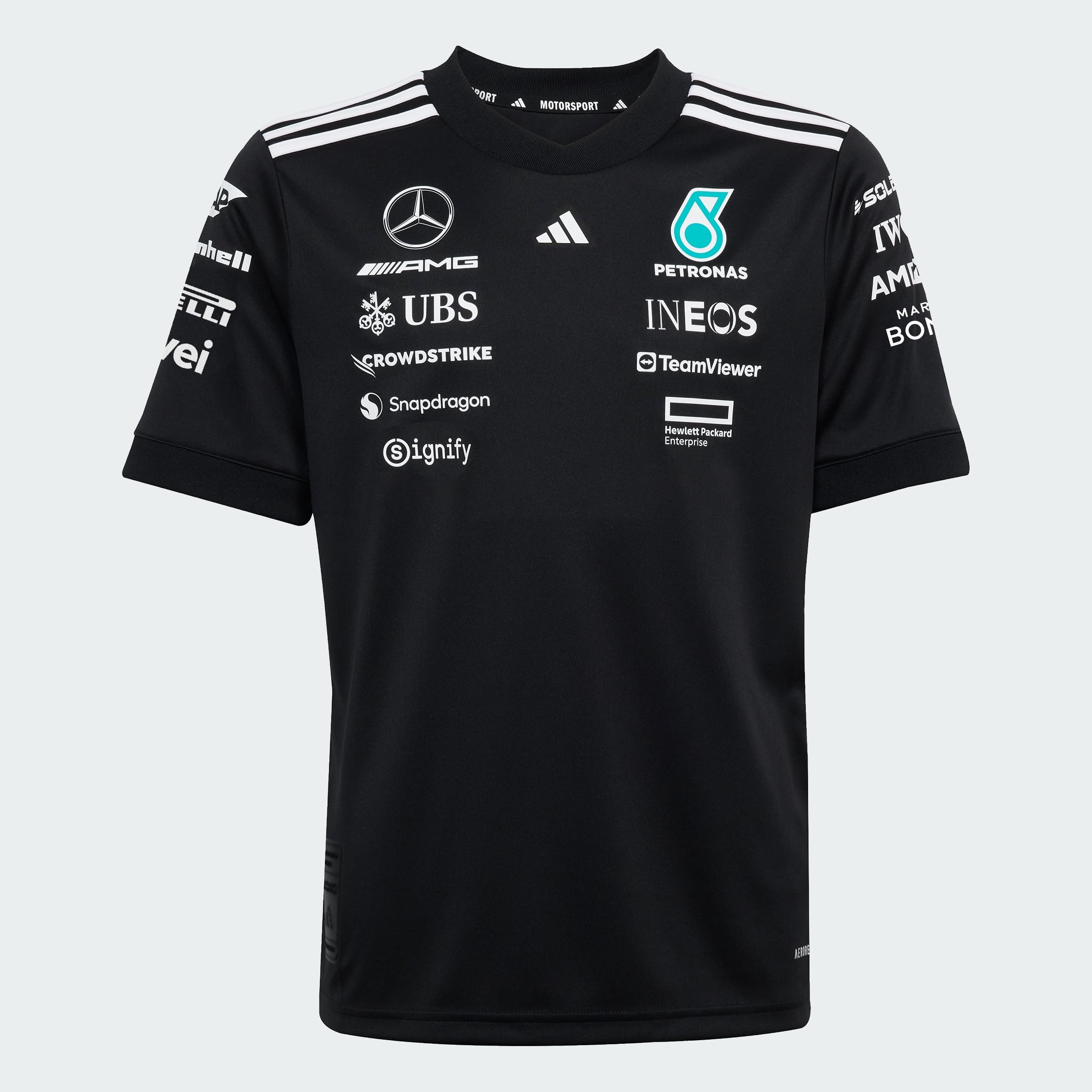 adidas Mercedes - Amg Petronas Formula One Team Driver Jersey Black Youth T-shir