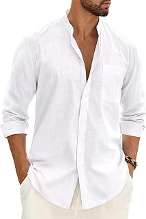 Alimens & Gentle Ag-xxcs-ph-01 - Camicia da Uomo con Bottoni, Confezione da 1