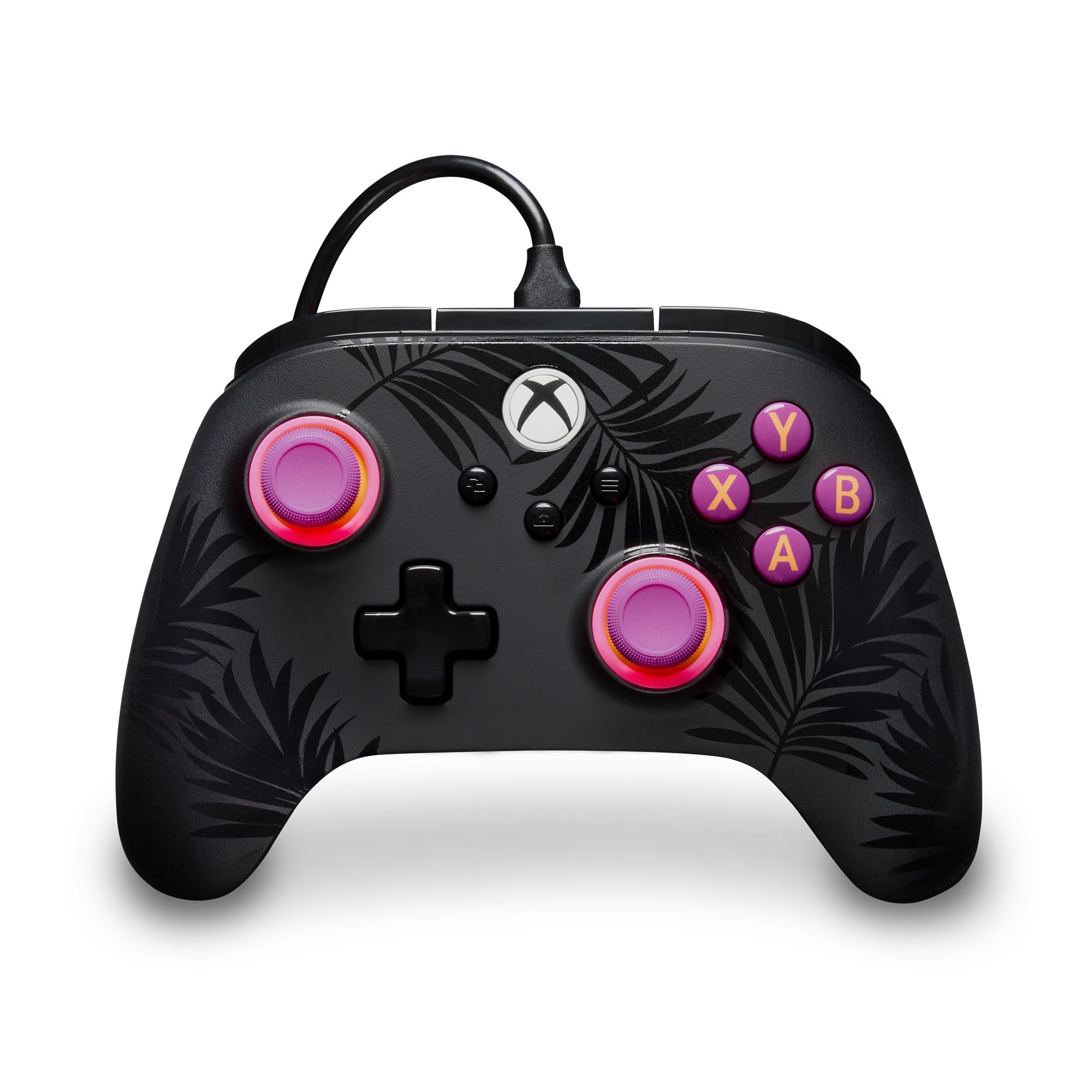 PowerA Advantage Plus Wired Controller for Xbox Series X|S - Moonlit Palms, offi