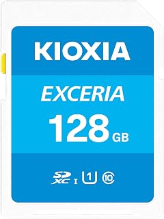 KIOXIA KLNEA128G Former Toshiba Memory SDXC Card, 128 GB, UHS-I, Class 10, Maximum Read Speed 100 MB/s, Made in Japan, Authentic Product