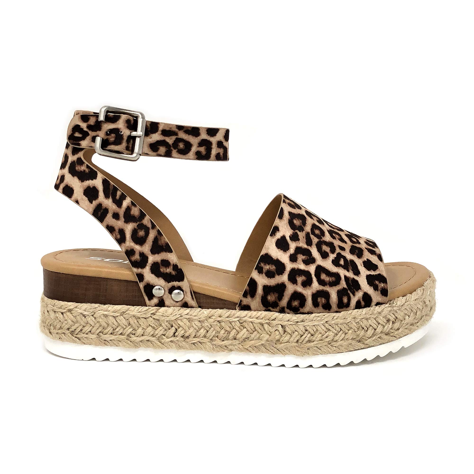Soda Theme:, Women's Espadrilles Wedge Sandal